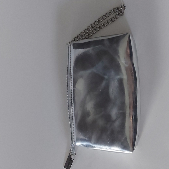 🦋 3/$30 Bobbi Brown silver wristlet / cosmetic case - Picture 2 of 4